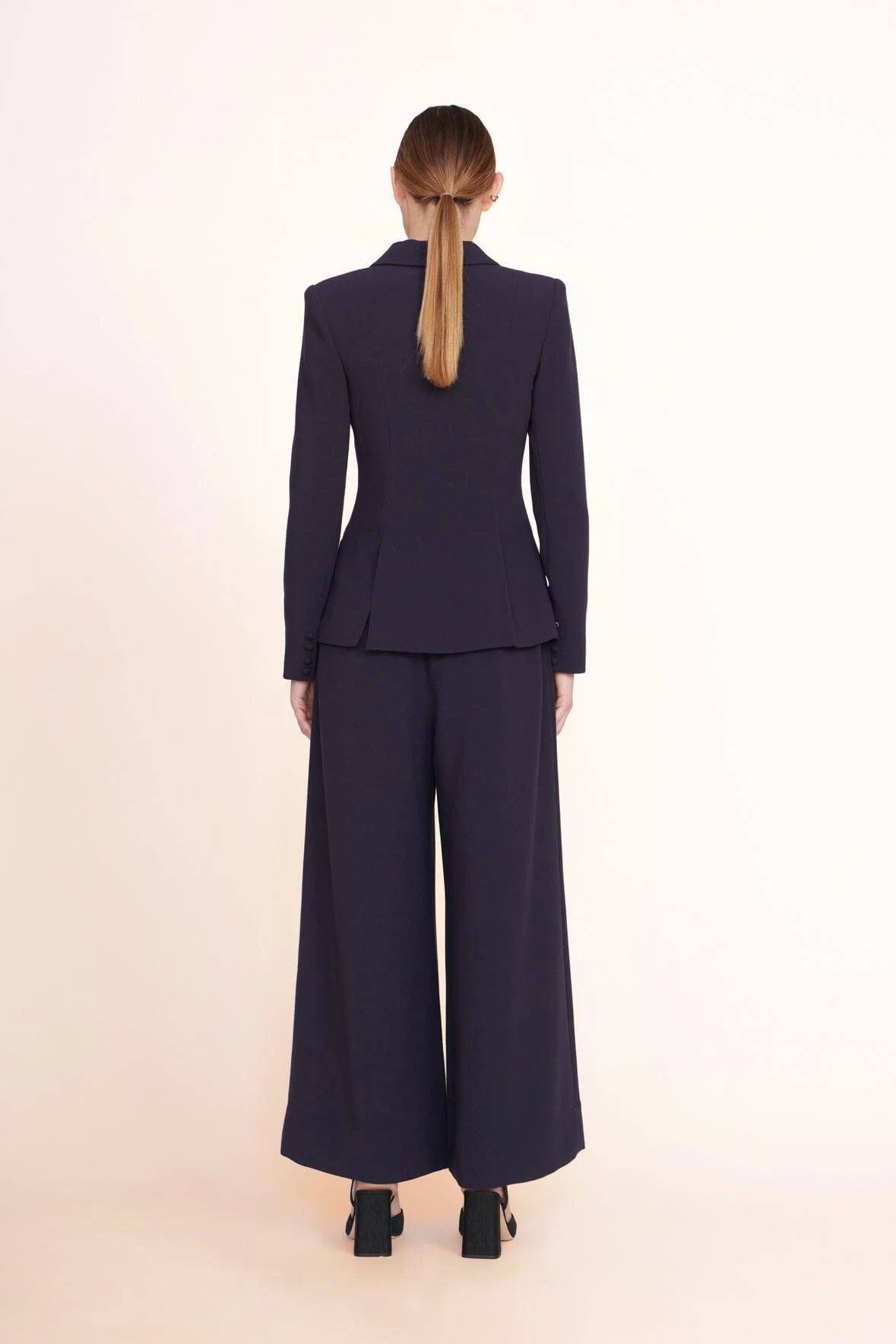 CROPPED CALEB PANT | NAVY 3 CROPPED CALEB PANT | NAVY - Image 3