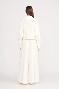 CROPPED HAMPTON SWEATER | IVORY -Chic Style Shop cropped hampton sweater ivory 3 c2d5f48f 3adb 44a5 9854 77cd882add19