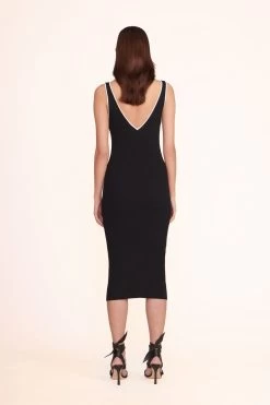DANA DRESS | BLACK -Chic Style Shop dana dress black white 5