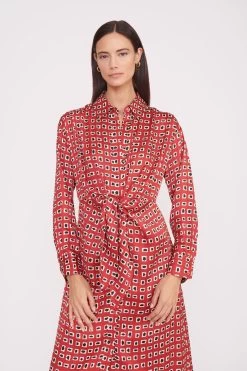 ELSA DRESS | RUBY GEOSCAPE 8 ELSA DRESS | RUBY GEOSCAPE -Chic Style Shop elsa dress ruby geoscape 1