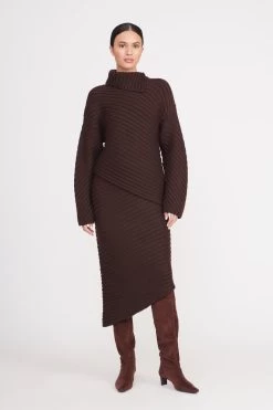 ENGRAVE SWEATER | DARK CHOCOLATE -Chic Style Shop engrave sweater dark chocolate 2 1 613f8b7a 6db6 4324 97c8 cd84004d9982