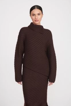 ENGRAVE SWEATER | DARK CHOCOLATE