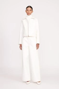 GLAZING JACKET | WHITE VEGAN PATENT -Chic Style Shop fall 23 1205 web