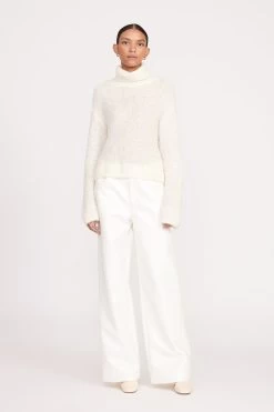 EZIO SWEATER | WHITE -Chic Style Shop fall 23 1513 web