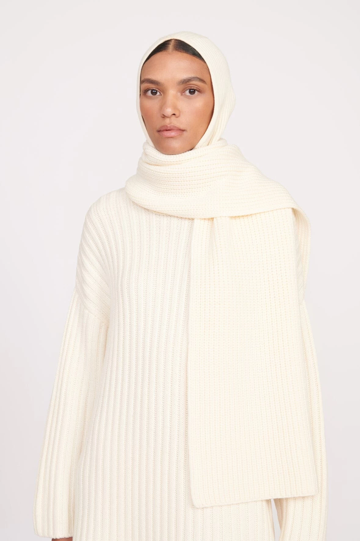 KNIT BALACLAVA | IVORY 1 KNIT BALACLAVA | IVORY