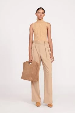 MAR TOTE | TAN SUEDE -Chic Style Shop fall 23 2564 web