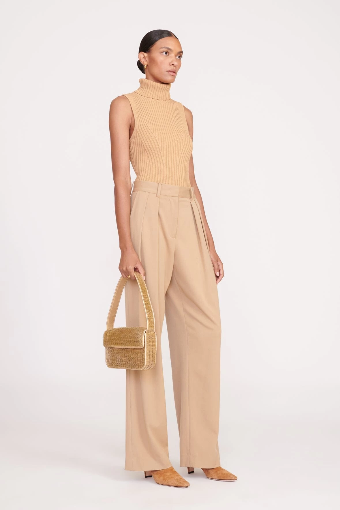 TOMMY BEADED BAG | GOLD 3 TOMMY BEADED BAG | GOLD - Image 3