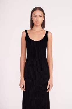 JESSICA COVERUP DRESS | BLACK -Chic Style Shop jessica knit dress black 01499 web