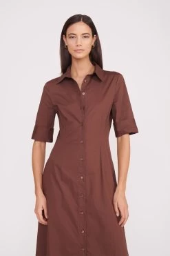 JOAN MAXI DRESS | MAHOGANY -Chic Style Shop joan maxi dress mahogany 1