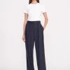 LUISA PANT | NAVY PINSTRIPE