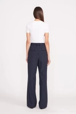 LUISA PANT | NAVY PINSTRIPE -Chic Style Shop luisa pant navy pinstripe 0028 web