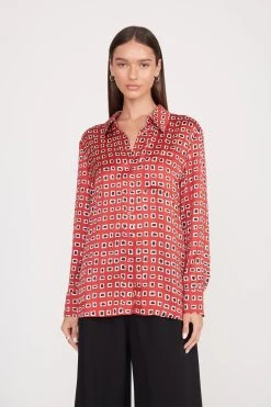 MARTHA TUNIC | RUBY GEOSCAPE -Chic Style Shop martha tunic ruby geoscape 7 5cb7e900 8cbf 475d ab9e 175e9ddb3bcc
