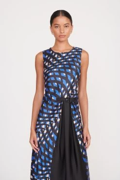 MATERIALITY DRESS | PAINTED ARGYLE BLACK 8 MATERIALITY DRESS | PAINTED ARGYLE BLACK -Chic Style Shop materiality dress painted argyle black 1