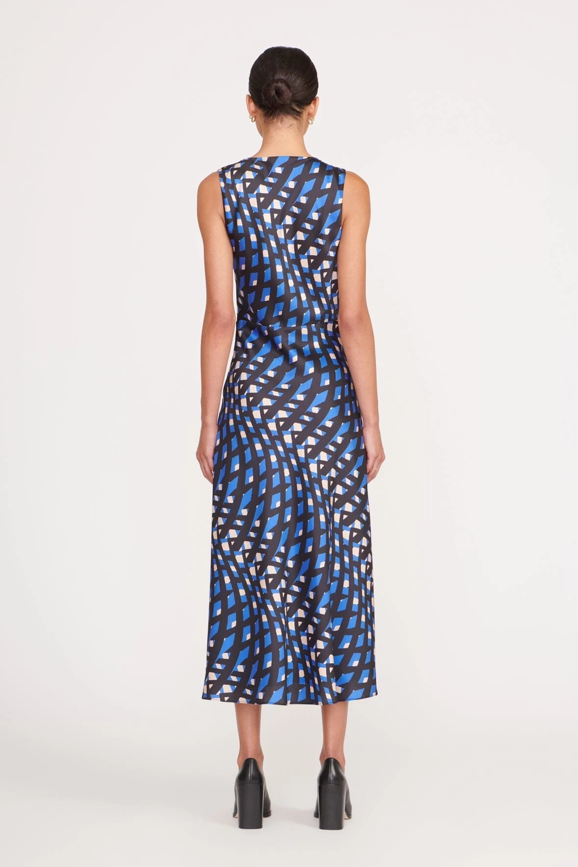 MATERIALITY DRESS | PAINTED ARGYLE BLACK 3 MATERIALITY DRESS | PAINTED ARGYLE BLACK - Image 3