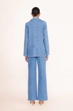 MAXWELL BLAZER | MEDIUM WASH -Chic Style Shop maxwell blazer painter pant medium wash 00984 web