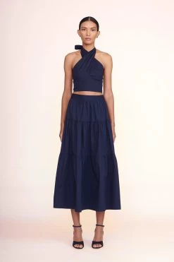 SOLANGE HEEL | NAVY 12 SOLANGE HEEL | NAVY -Chic Style Shop sea skirt navy 2