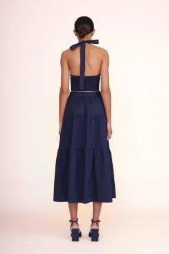 SOLANGE HEEL | NAVY 18 SOLANGE HEEL | NAVY -Chic Style Shop sea skirt navy 4