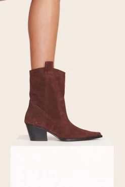 JUNE BOOT | MAHOGANY -Chic Style Shop shoes 0775 web
