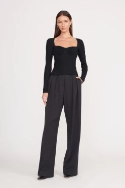 SILHOUETTE TOP | BLACK -Chic Style Shop silhouette top black 3 22931b7a ad14 414f 8c58 989bc6ad0844