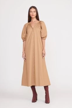 VINCENT DRESS | CAMEL